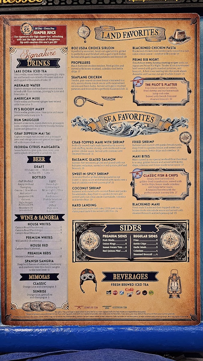 Puddle Jumpers Lakeside Grill & Bar Menu-6